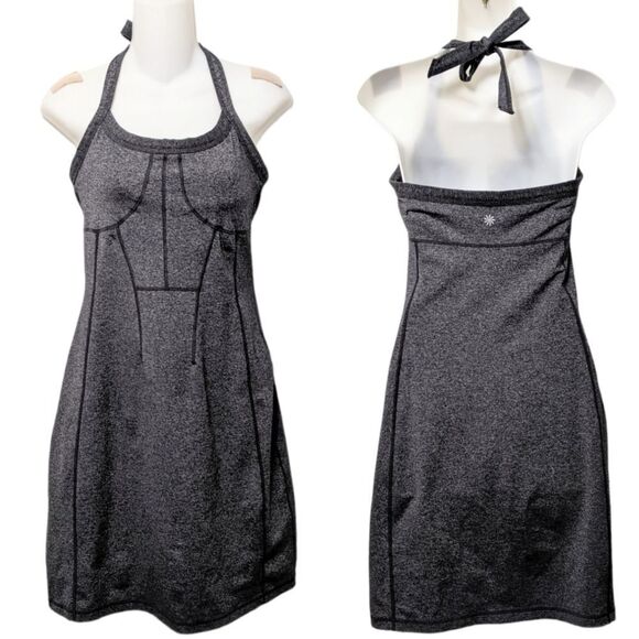 ATHLETA Sizzle Halter Neck Yoga Active Dress 4 - Picture 1 of 9